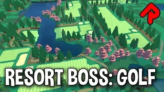 Build your Dream Golf Course! | RESORT BOSS GOLF gameplay alpha preview | ALPHA SOUP