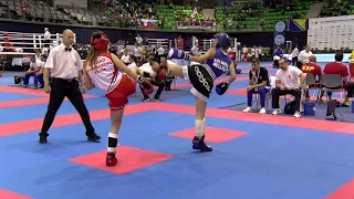 Julia Stasiuk v Ioanna Paraskevi Panagiotou WAKO European Championships 2019