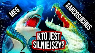 Co by było, gdyby Megalodon kontra gigantyczny krokodyl: Epicka bitwa gigantów!