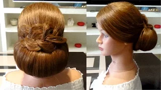 Простая прическа на выпускной на длинные волосы🔷Easy hairstyle🔷Прически своими руками🔷 косы