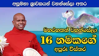 අසූමහා ශ්‍රාවකයන් වහන්සේලා 16 නමකගේ අපූරු විස්තර |   Venerable Welimada Saddaseela Thero