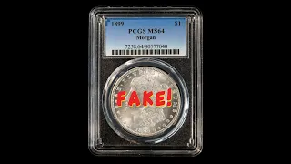 Fake PCGS Slabs!? Learn how to spot them!