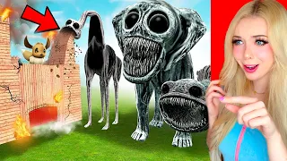 Can GIANT ZOONOMALY CREATURES break into my FORT?! (Garry's Mod Sandbox)