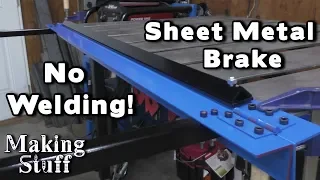 ✔️ DIY No Weld Sheet Metal Brake