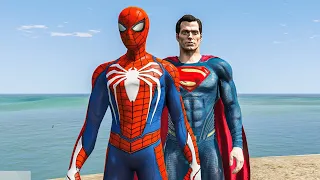 Spider-Man vs Superman - GTA 5 Spider-Man mod - CocoBibu