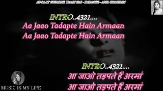 Ab Raat Guzarne Wali Hai Karaoke With Scrolling Lyrics Eng. & हिंदी