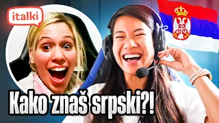 Asian girl speaks Serbian and surprises teachers on italki