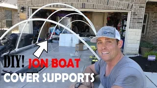 Best Boat Cover Support System - DIY boat cover support system. How to make a boat cover support.