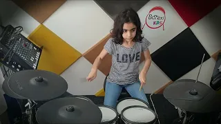 Metallica-Sad But True Drum Cover - 9 years old Drummer Girl