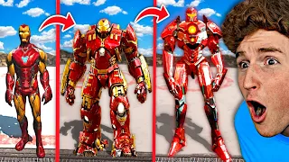 Upgrading IRON MAN Into IRON GOD In GTA 5.. (Mods)