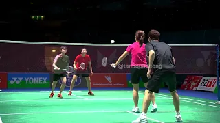 All England 🏴󠁧󠁢󠁥󠁮󠁧󠁿 2022 Malaysia 🇲🇾 team Court testing Ong Yew Sin Goh Liu Ying