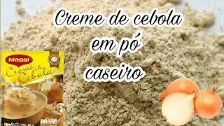 🍔🍗 Creme de cebola em pó caseiro 🍔🍗