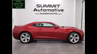 2013 CHEVROLET CAMARO ZL1 6 SPEED ULTRA LOW MILES CRYSTAL RED WALK AROUND REVIEW 11646Z SOLD!