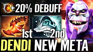 🔥 DENDI Witch Doctor NEW META MID — Overwhelming Blink + Shiva 1st Item +20% Debuff SLOW Dota 2 Pro