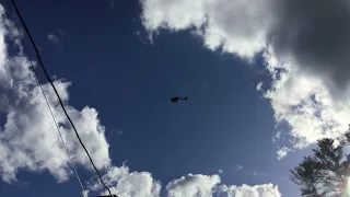 Boston MedFlight Airbus Helicopter H145 Flyover To Plymouth Municipal Airport (KPYM)