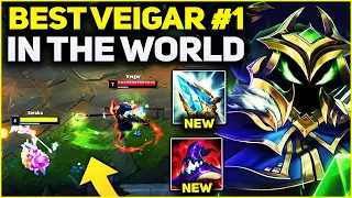 RANK 1 BEST VEIGAR IN THE WORLD AMAZING GAMEPLAY! | Season 13 League of Legends