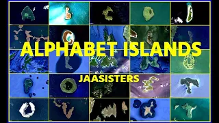 ALPHABET ISLANDS IN THE WORLD IN GOOGLE EARTH PART – ONE #alphabet #googleearth #letters #island