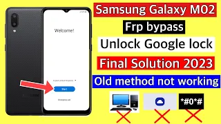 Final Solution-Samsung m02 frp bypass || Samsung m02 remove google account lock || Without pc