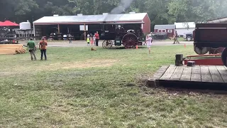 Tuckahoe Steam And Gas Association 2023 Keck Gonnerman Steam Traction Engine Belted Up