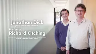 Monash Research Champions | Jonathan Dick and Professor Richard Kitching