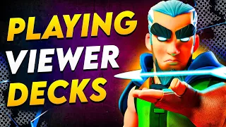 Playing *YOUR* Decks on Top Ladder Live