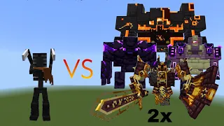 Morbid Harvester vs Ender Golem,Ender Guardian,Netherite Monstrosity,Ignis 2x- Minecraft Mob Battle