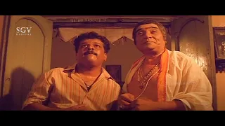 Tennis Krishna Made Grandma To Drink Alcohol | Best Kannada Comedy Scene | Dheerendra Gopal