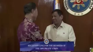 Duterte meets members of the diplomatic corps