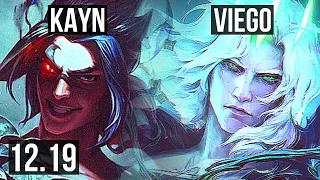 KAYN vs VIEGO (JNG) | 13/0/2, Legendary, 700+ games, 1.2M mastery | EUW Master | 12.19