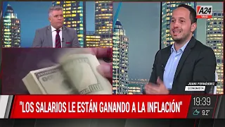Juani Fernández, economista: "Los salarios le están ganando a la inflación"
