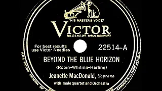 1930 Jeanette MacDonald - Beyond The Blue Horizon