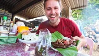 LOCAL Laos Morning Market + Breaking Down In Rural Laos | Vang Vieng, Laos