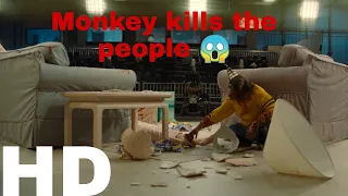 Nope 2022 - Monkey kills the people  scene HD