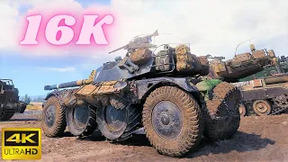 Panhard EBR 105  16K Spot Damage World of Tanks Replays ,WOT tank games