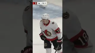 Tim Stützle roofs it after a nice pass from Mathieu Joseph