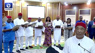 Gov Uzodimma Swears In New Commissioners, Special Advisers