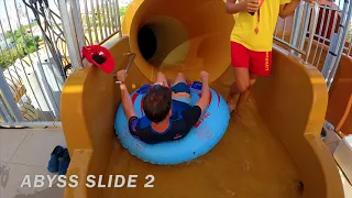 Abyss WaterSlide at The Land of Legends Theme Park, Antalya, Turkey (Türkiye)