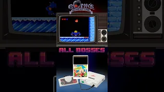 Bonk's adventure - All bosses #shorts #pcengine #turbografx16 #retro