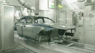 Production of the first-ever BMW i4 at BMW Group Plant Munich - Paint shop