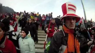 Skisprung-Fans in Bischofshofen