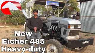 NEW EICHER 485 HD TRACTOR  FULL REAL LIFE REVIEW IN HINDI AFTER USING 3 MONTH