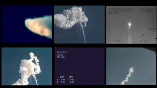 STS-51L Challenger - Multi Angle Launch Footage