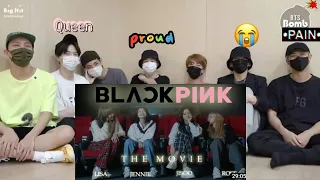 BTS Reaction to Blackpink 'Light up the sky ' Movie part 2 (Fanmade )