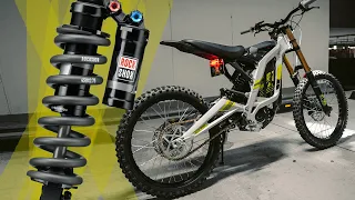 Rear SHOCK UPGRADE Sur-ron Lightbee X l HUGE Improvement l Installation