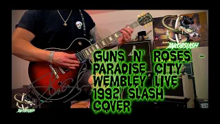 Guns N' Roses - Paradise City Wembley Live 1992 SLASH Cover