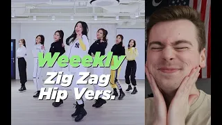 DIFFERENT GRAVY (Weeekly(위클리) : Zig Zag Choreography Video (Hip Ver.) Reaction)