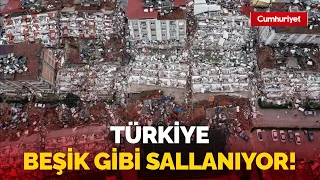 Türkiye felaketi yaşıyor! Diyarbakır’da enkaz alanından arama kurtarma çalışmaları…