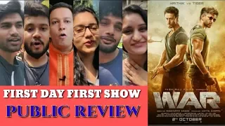 War Movie Public review and Reaction | First Day First Show | Hrithik Roshan, Tiger Shrooff