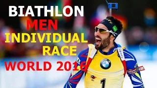 BIATHLON/MEN /Individual race/ 10.03.2016 /World Championship/Norway / HOLMENKOLLEN/ LIVE STREAM