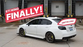 Installing this Noble OE STi Wing Makes it a “Real” STi | Wing Install